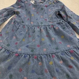 Mud Pie Blue Polka Dot Kids Dress